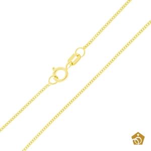 Corrente Groumet de Ouro 18k - 60 cm - elo curto