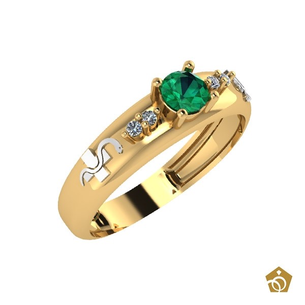 Anel Formatura - Enfermagem - Ouro 18k