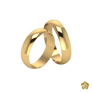 Aliança Tradicional Ouro 18k | 9 gramas (par)