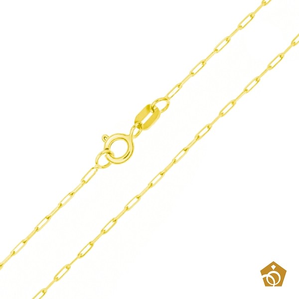 Corrente Cartier - Ouro 18k - 70 cm - elos maiores