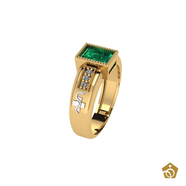 Anel Formatura - Enfermagem - Ouro 18k