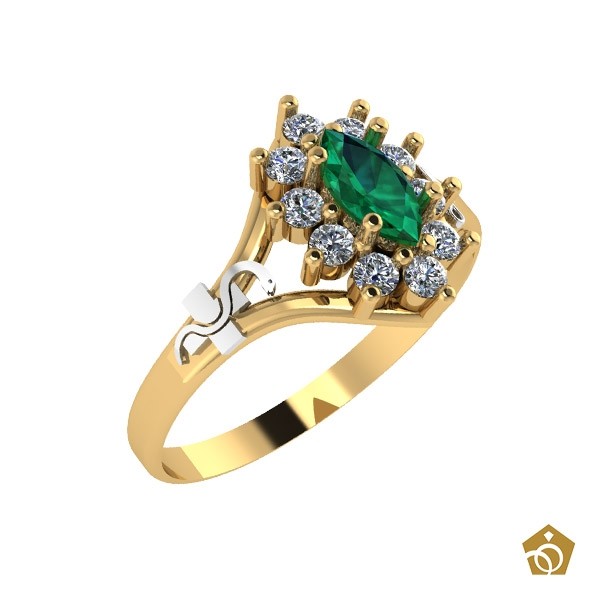 Anel Formatura - Enfermagem - Ouro 18k